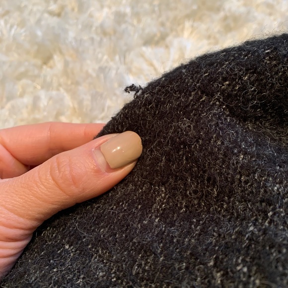 Zara Knit Two Tone Drape Cardigan - Picture 8 of 8